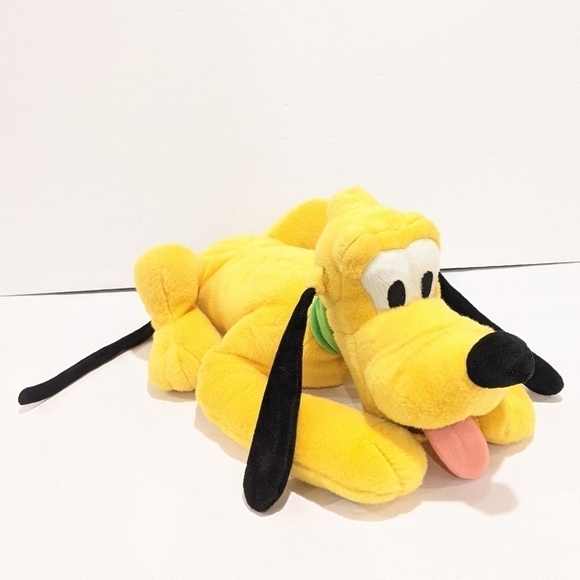 DISNEY Store Pluto dog plush laying 14" - Picture 2 of 12